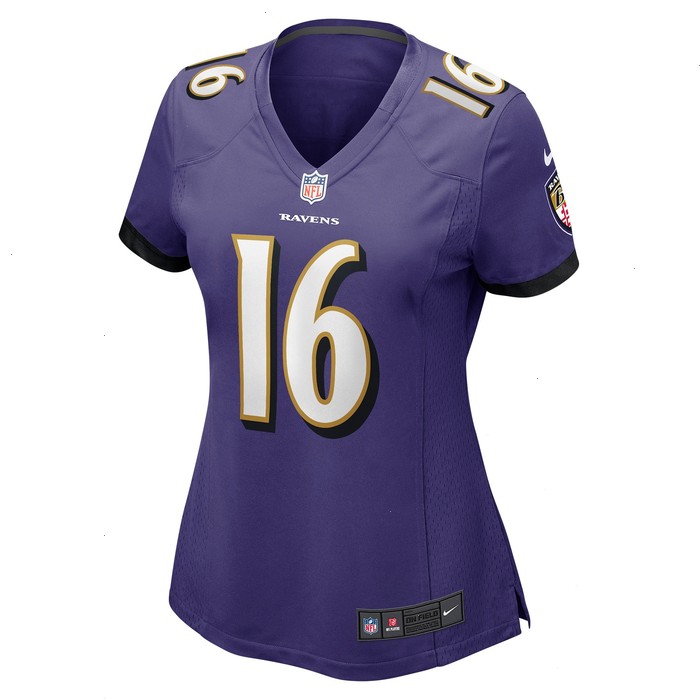 Tylan Wallace Baltimore Ravens Nike Women's Game Jersey - Purple