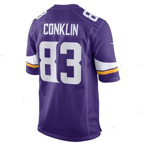 Tyler Conklin Minnesota Vikings Nike Game Jersey - Purple