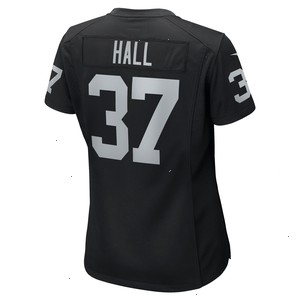 Tyler Hall Las Vegas Raiders Nike Women's Team Game Jersey - Black