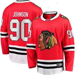 Tyler Johnson Chicago Blackhawks Fanatics Branded Home Team Breakaway Player Jersey - Red