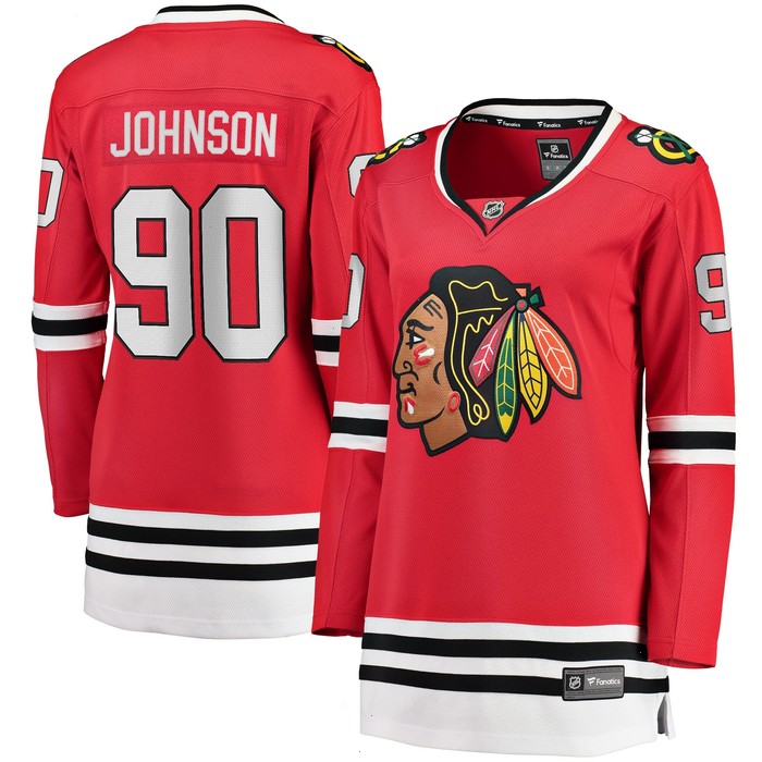 Tyler Johnson Chicago Blackhawks Fanatics Branded Women's Breakaway Player Jersey - Red