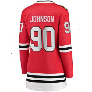 Tyler Johnson Chicago Blackhawks Fanatics Branded Women's Breakaway Player Jersey - Red