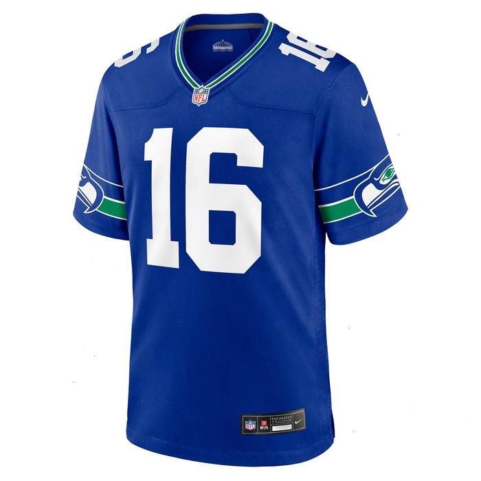 Tyler Lockett Seattle Seahawks Nike Throwback Player Game Jersey - Royal