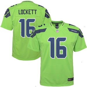 Tyler Lockett Seattle Seahawks Nike Youth Game Jersey - Neon Green