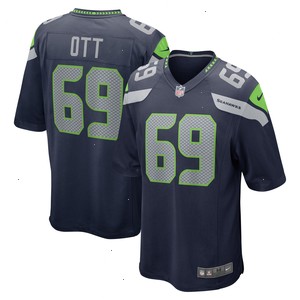 Tyler Ott Seattle Seahawks Nike Game Jersey - College Navy