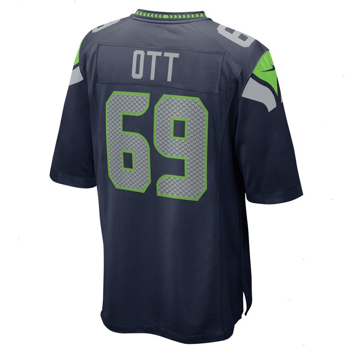 Tyler Ott Seattle Seahawks Nike Game Jersey - College Navy