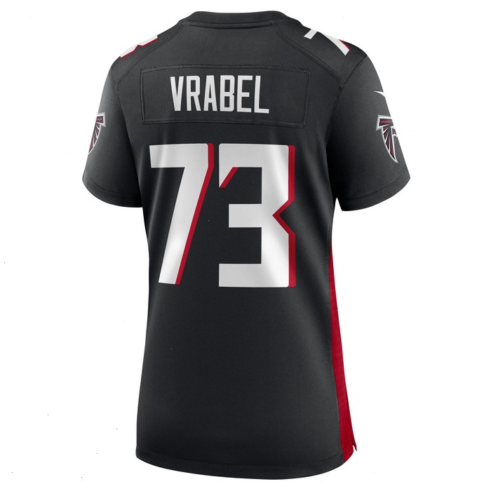 Tyler Vrabel Atlanta Falcons Nike Women's Player Game Jersey - Black