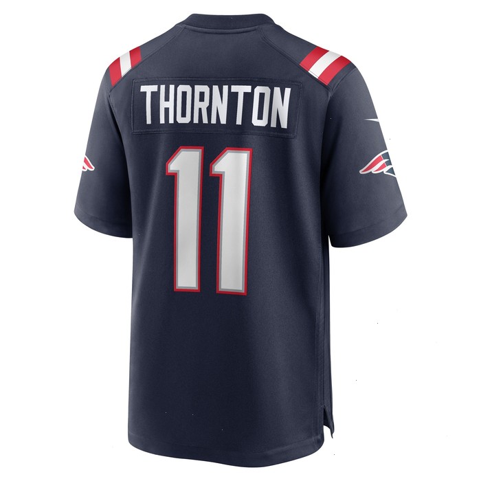 Tyquan Thornton New England Patriots Nike Game Player Jersey - Navy