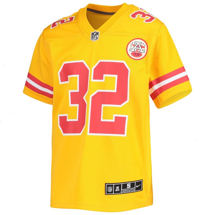 Tyrann Mathieu Kansas City Chiefs Nike Youth Inverted Team Game Jersey - Gold