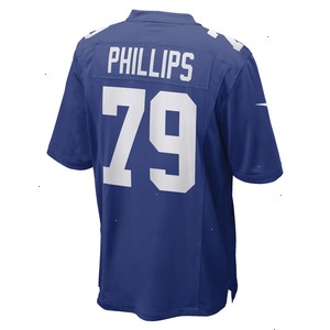 Tyre Phillips New York Giants Nike Game Player Jersey - Royal