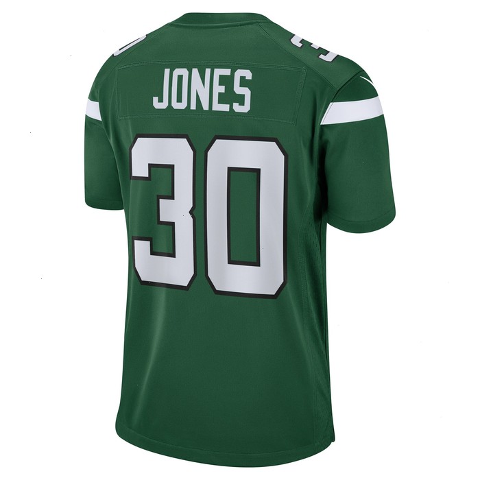 Tyreque Jones New York Jets Nike Team Game Jersey - Gotham Green