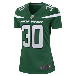 Tyreque Jones New York Jets Nike Women's Team Game Jersey - Gotham Green