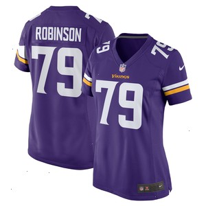 Tyrese Robinson Minnesota Vikings Nike Women's Team Game Jersey - Purple