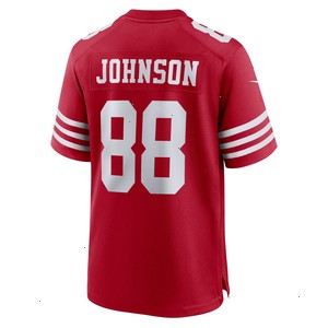 Tyron Johnson San Francisco 49ers Nike Team Game Jersey - Scarlet