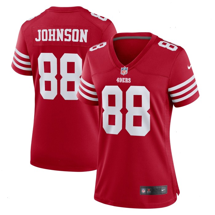 Tyron Johnson San Francisco 49ers Nike Women's Team Game Jersey - Scarlet