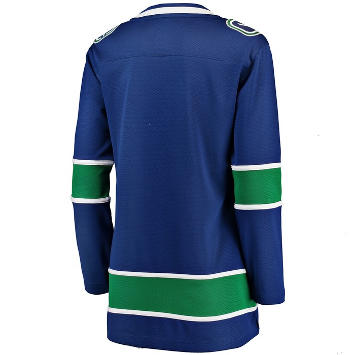 Vancouver Canucks Fanatics Branded Women's Breakaway Home Jersey - Blue