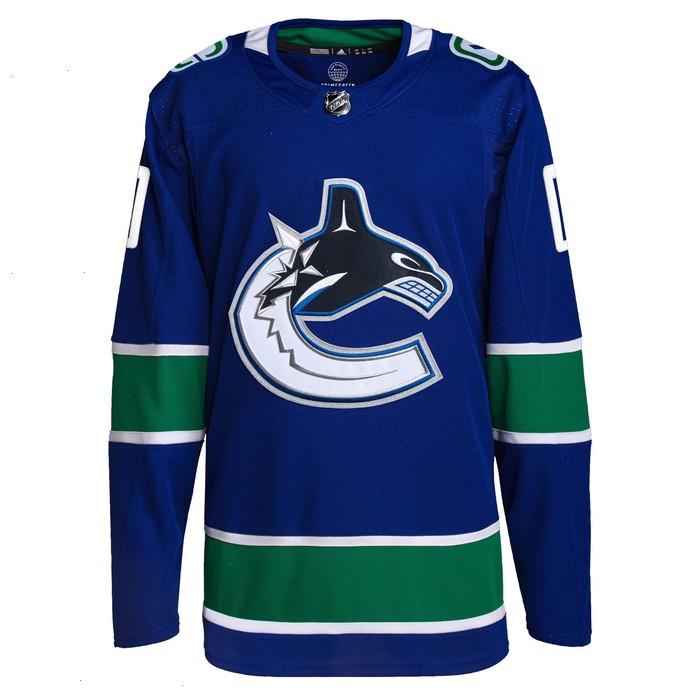 Vancouver Canucks adidas Home Primegreen Authentic Pro Custom Jersey - Royal