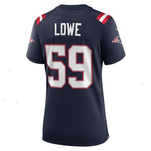 Vederian Lowe New England Patriots Nike Women's Team Game Jersey - Navy