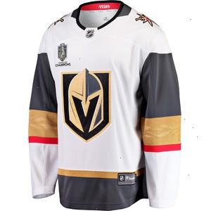 Vegas Golden Knights Fanatics Branded 2023 Stanley Cup Champions Away Breakaway Jersey - White