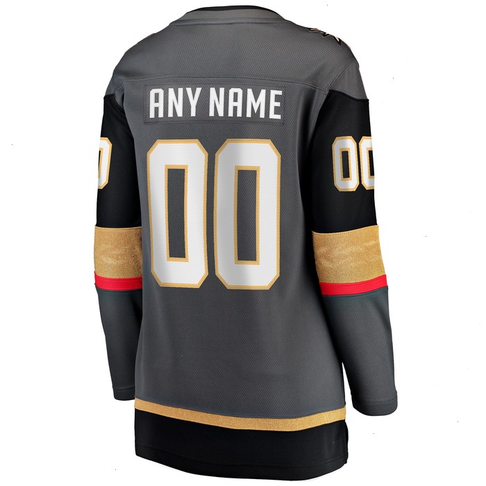 Vegas Golden Knights Fanatics Branded Women's 2023 Stanley Cup Champions Alternate Breakaway Custom Jersey - Black