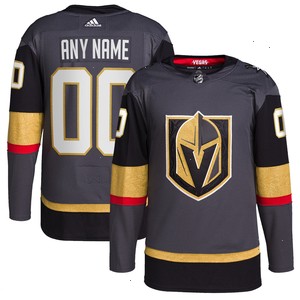 Vegas Golden Knights adidas Alternate Authentic Pro Custom Jersey - Gray