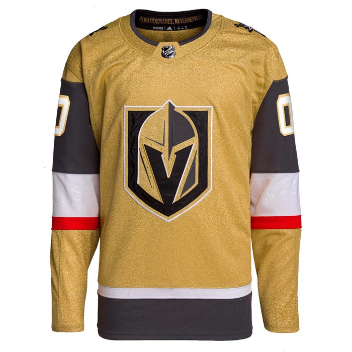 Vegas Golden Knights adidas Home Authentic Primegreen Custom Jersey - Gold