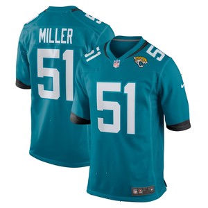 Ventrell Miller Jacksonville Jaguars Nike Game Jersey - Teal