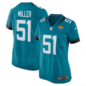 Ventrell Miller Jacksonville Jaguars Nike Women's Game Jersey - Teal