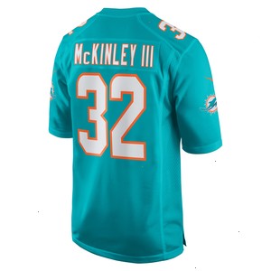 Verone McKinley III Miami Dolphins Nike Game Player Jersey - Aqua