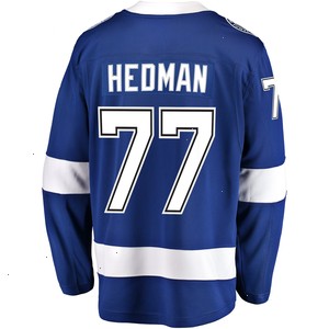 Victor Hedman Tampa Bay Lightning Fanatics Branded Home Breakaway Player Jersey - Blue