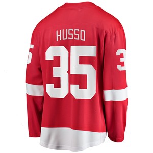 Ville Husso Detroit Red Wings Fanatics Branded Home Breakaway Player Jersey - Red