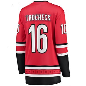 Vincent Trocheck Carolina Hurricanes Fanatics Branded Women's Breakaway Player Jersey - Red