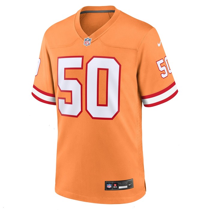 Vita Vea Tampa Bay Buccaneers Nike Throwback Game Jersey - Orange