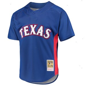 Vladimir Guerrero Texas Rangers Mitchell & Ness Cooperstown Collection Mesh Batting Practice Button-Up Jersey - Royal