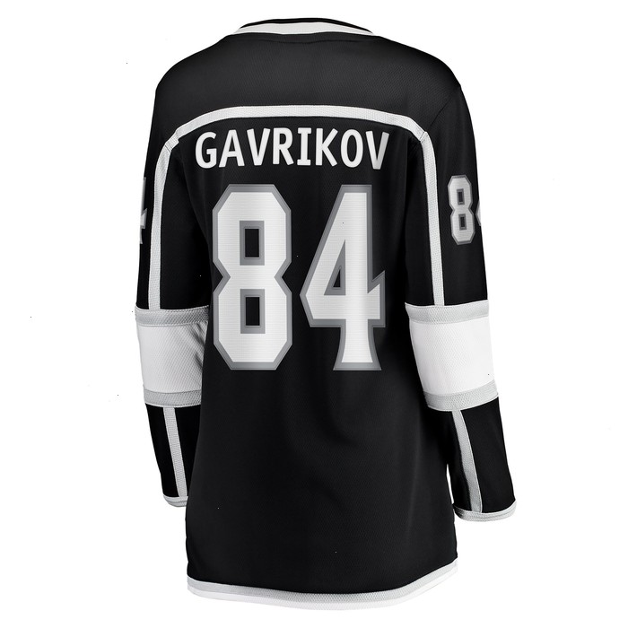 Vladislav Gavrikov Los Angeles Kings Women's Fanatics Branded Home Breakaway Jersey - Black