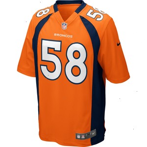 Von Miller Denver Broncos Nike Game Jersey - Orange