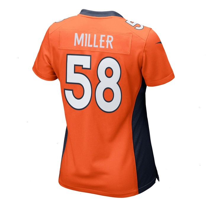 Von Miller Denver Broncos Nike Women's Game Jersey - Orange