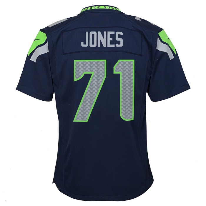 Walter Jones Seattle Seahawks Youth Nike Retired Game Jersey - Navy Blue