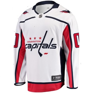 Washington Capitals Fanatics Branded Away Breakaway Custom Jersey - White