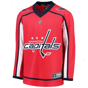 Washington Capitals Fanatics Branded Youth Home Replica Blank Jersey - Red