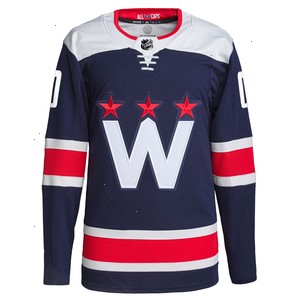 Washington Capitals adidas Alternate Authentic Pro Custom Jersey - Navy