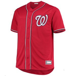 Washington Nationals Big & Tall Alternate Replica Team Jersey - Red