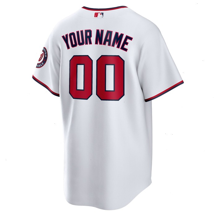 Washington Nationals Nike Replica Custom Jersey - White