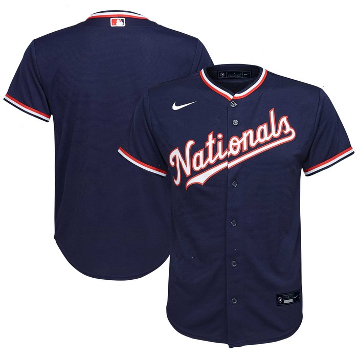 Washington Nationals Nike Youth Alternate Replica Team Jersey - Navy