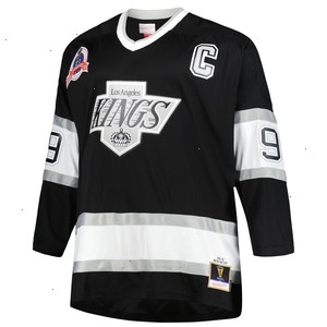 Wayne Gretzky Los Angeles Kings Mitchell & Ness Big & Tall 1992/93 Blue Line Player Jersey - Black