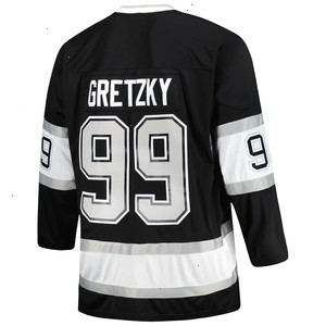 Wayne Gretzky Los Angeles Kings Mitchell & Ness Big & Tall 1992/93 Blue Line Player Jersey - Black