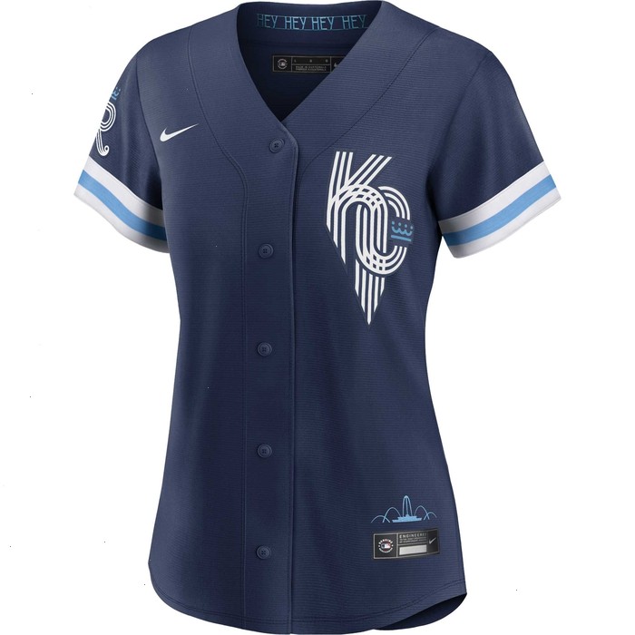 Whit Merrifield Kansas City Royals Nike Women's Alternate City Connect Replica Player Jersey - Navy