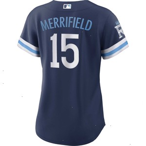 Whit Merrifield Kansas City Royals Nike Women's Alternate City Connect Replica Player Jersey - Navy