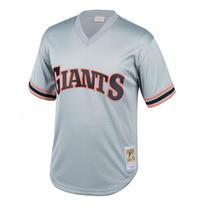 Will Clark San Francisco Giants Mitchell & Ness Youth Cooperstown Collection Mesh Batting Practice Jersey - Gray