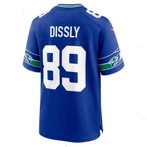 Will Dissly Seattle Seahawks Nike Throwback Player Game Jersey - Royal